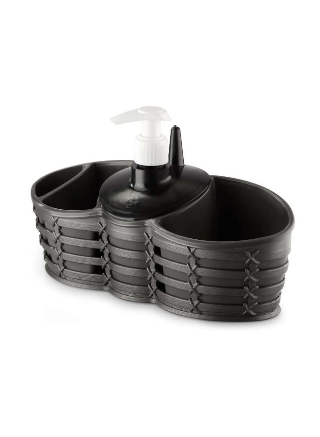 Basin organizer with soap dispenser multi colored - Image 2